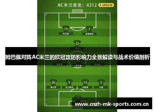 姆巴佩对阵AC米兰的欧冠攻防影响力全景解读与战术价值剖析 姆巴佩对阵AC米兰的欧冠攻防影响力全景解读与战术价值剖析